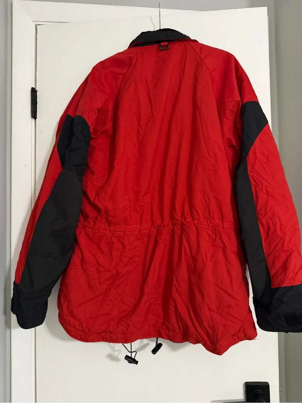 Red Contrast Men's Outdoor Jacket - Classic Utility Coat